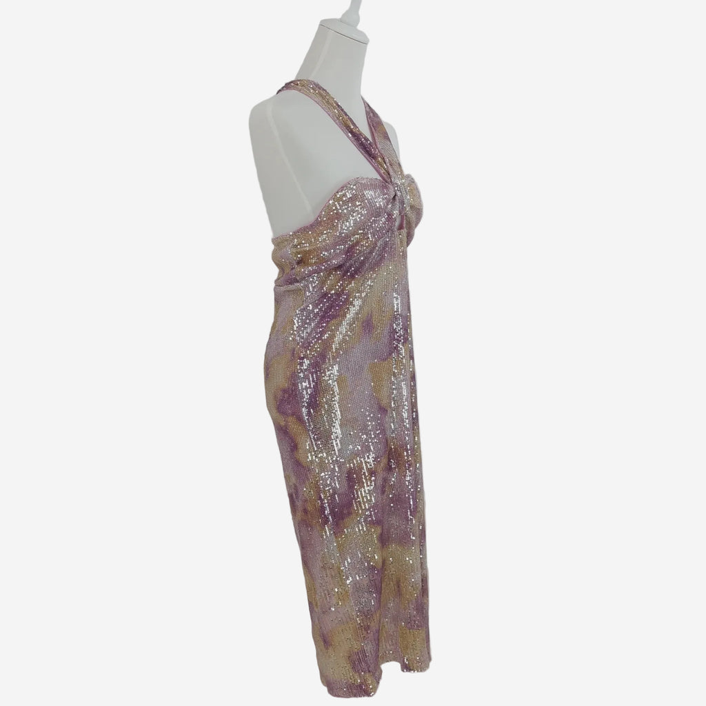 Elegantes Damen Pailletten Kleid Multicolor – Party Abendkleid von Bonprix